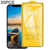 25 piezas de película de vidrio templado de pantalla completa con pegamento completo 9D, para iPhone 13 mini (25 piezas), para iPhone 13/13 Pro (25 piezas), para iPhone 13 Pro Max (25 piezas)